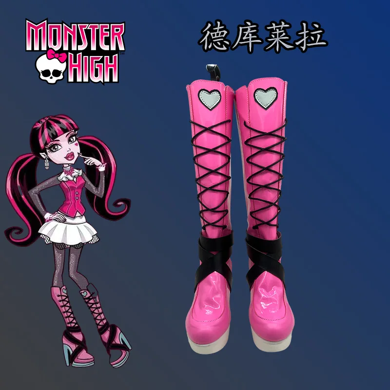 Cosplay Shoes Boots Elf High School Draculaura Monster De Kula Cosplay Shoes Two-Dimensional Animation Shoes