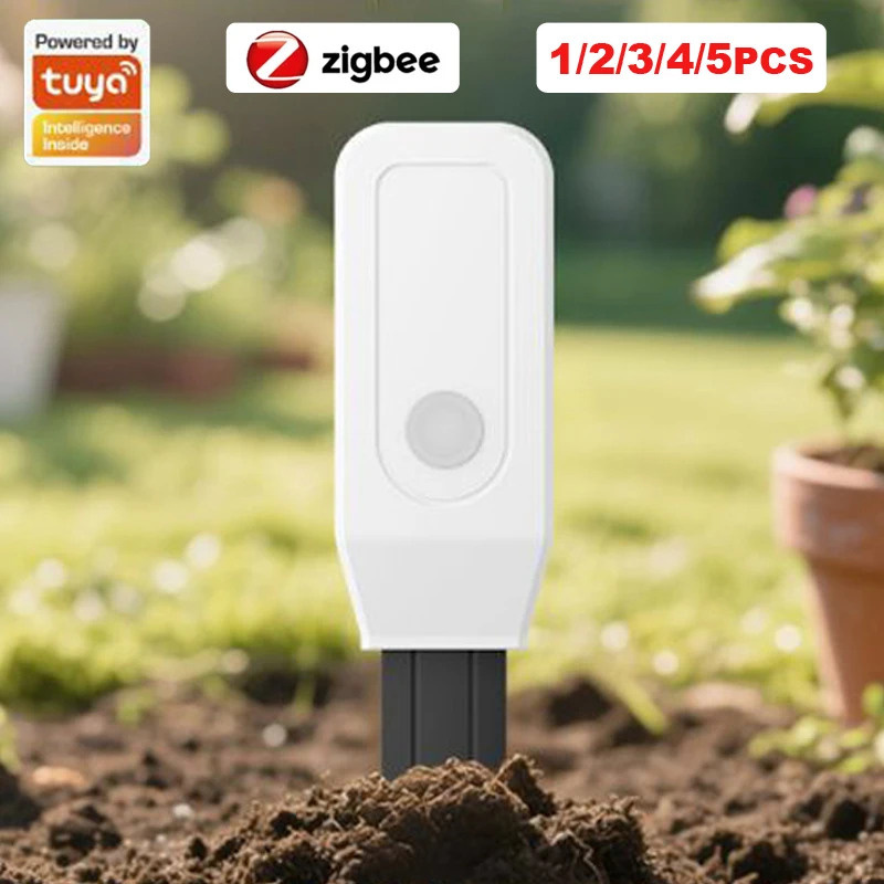 

Zigbee Tuya Soil Temperature Humidity Detector Sensor Smart Moisture Tester Monitor Plant Garden Automation Irrigation Detector