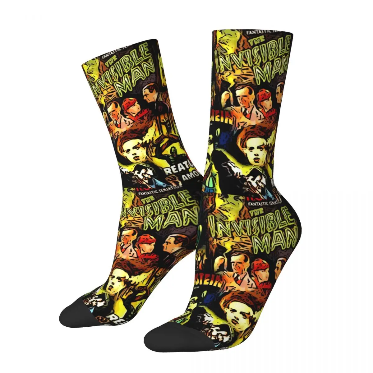 Frankenstein Socks Men Women Fashion Horror Movie Socks High Quality Spring Summer Autumn Winter Socks Gifts