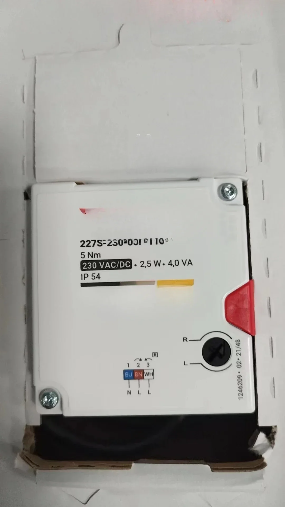 

227CS-024-05-110 shaping machine burner servo motor 227S-230-05F-111