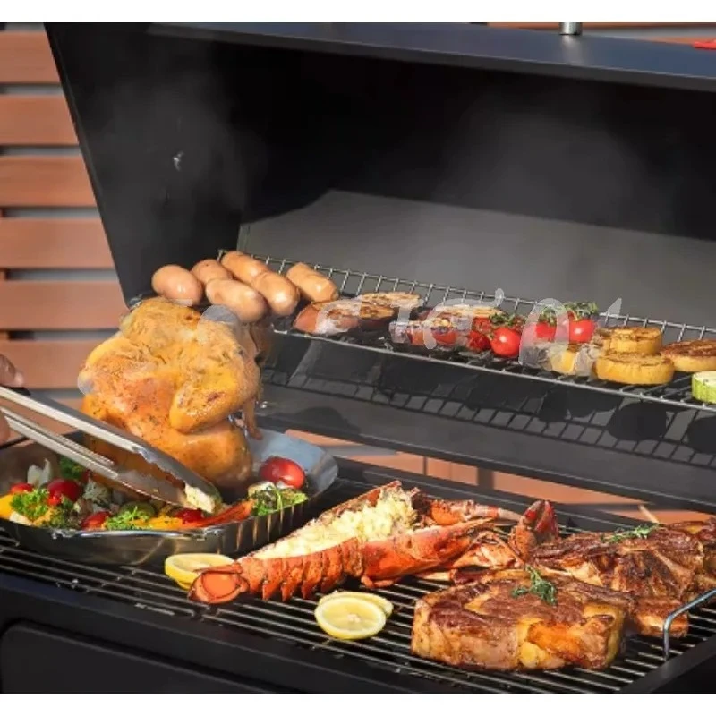 New Style Household BBQ BBQ Villa Court Burning Charcoal Furnace American BBQ