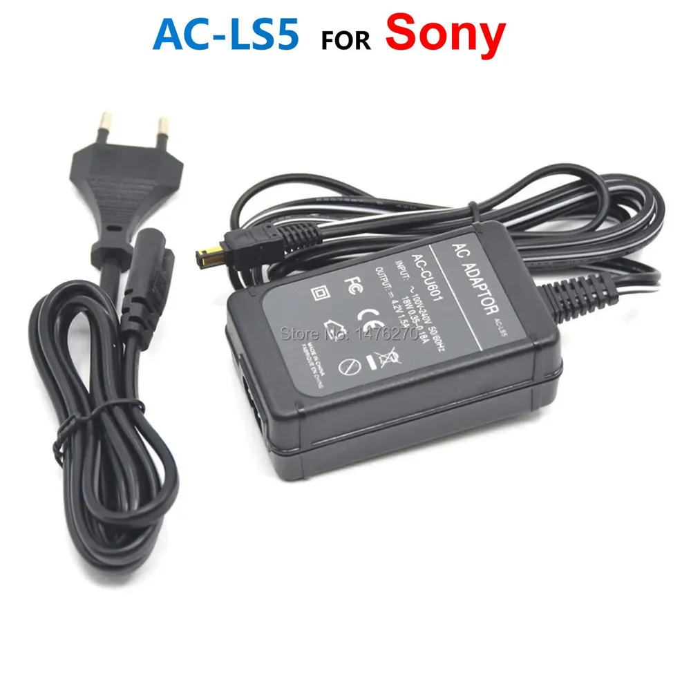 AC-LS5 ACLS5 AC Power Adapter Supply For Sony Camera DSC-P200 DSC-P150 DSC-P10 DSC-P73 DSC-T700 DSC-H9 DSC-F DSC-G DSC-H DSC-P