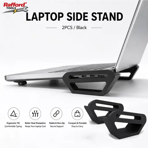Portable Laptop Side Riser