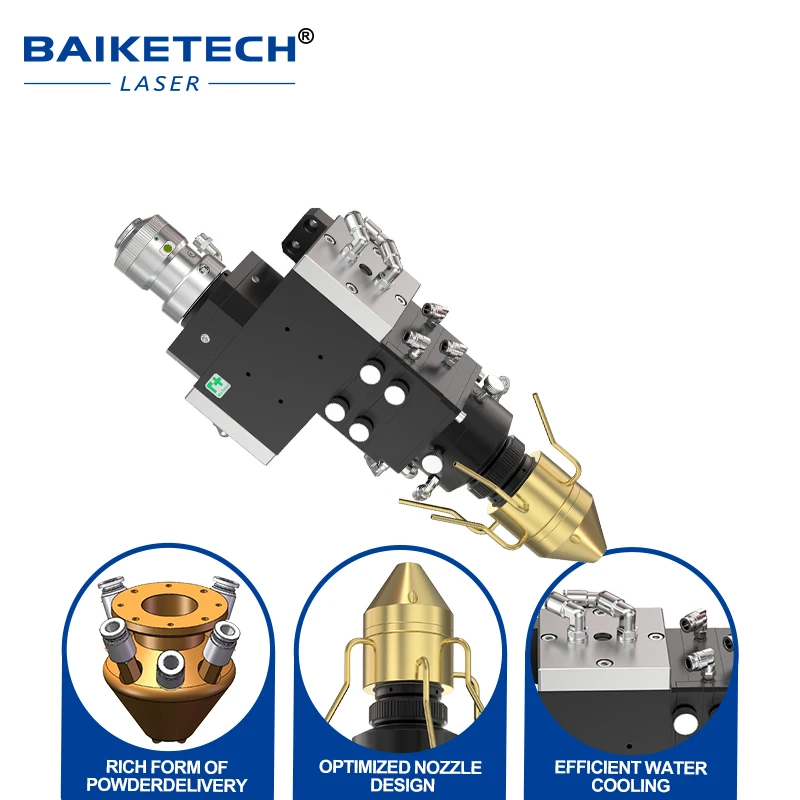 Raytools AK390-TC High Power Multi-Function Laser Processing Cladding Head Suitable for High-speed Laser Cladding Machine