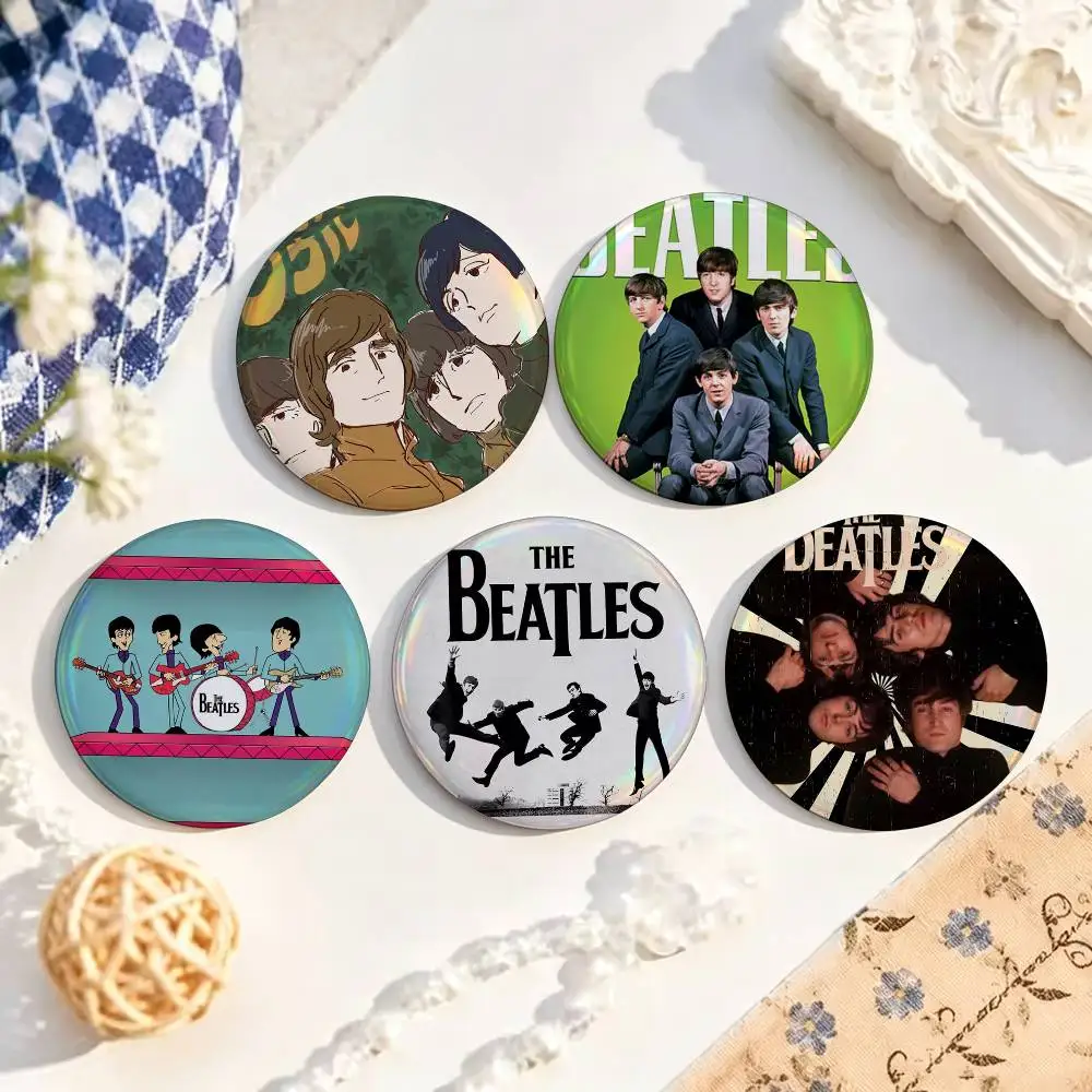 Band The B-BeaTLES-S  Custom Enamel Pin Badges 25mm 32mm 44mm 58mm Backpack Hat Decor Toys Gifts