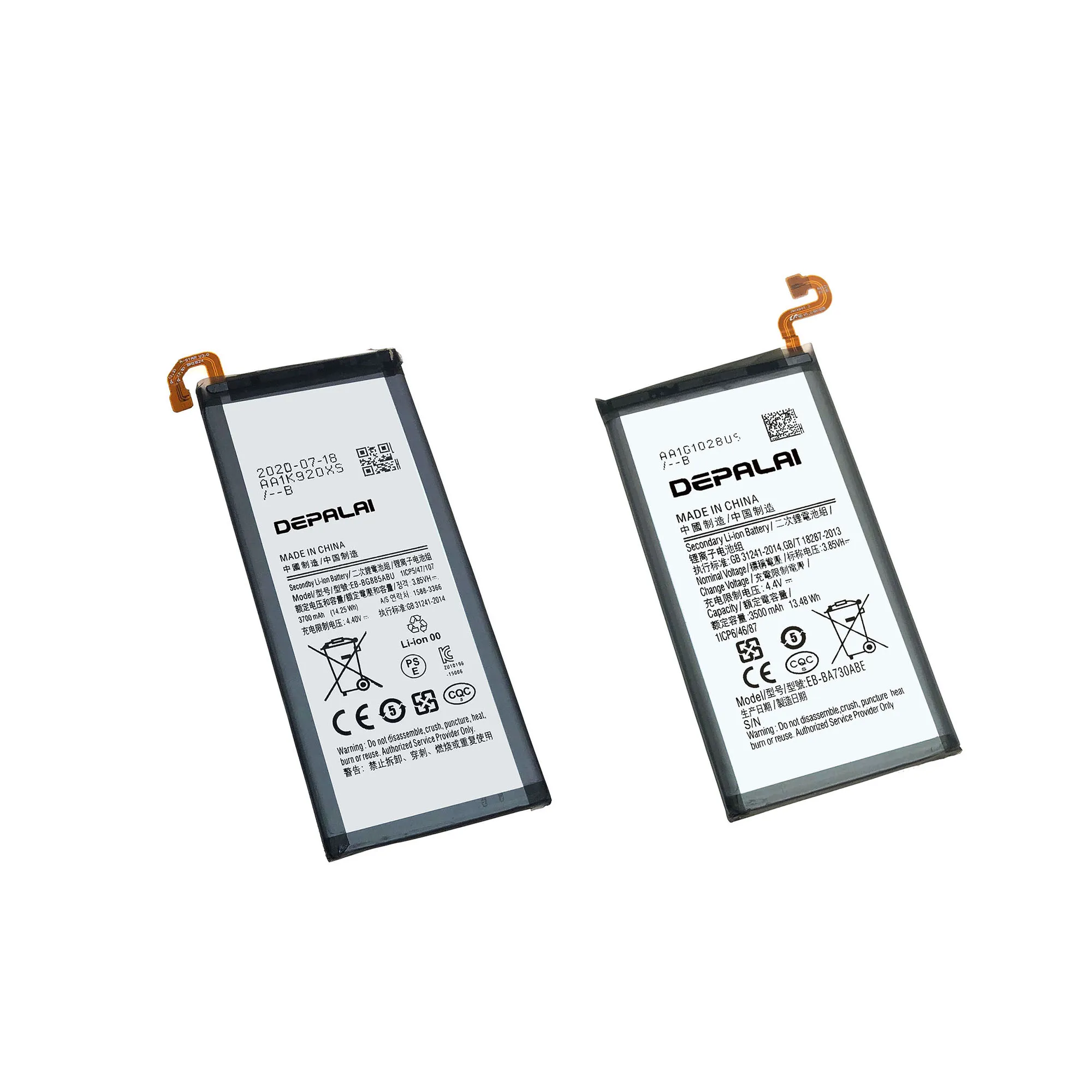 EB-BA530ABE EB-BA730ABE battery For Samsung A8 A8Plus A8000 A810 A530 A730 A8Star A9Star Batteries EB-BA800 EB-BA810 EB-BG885