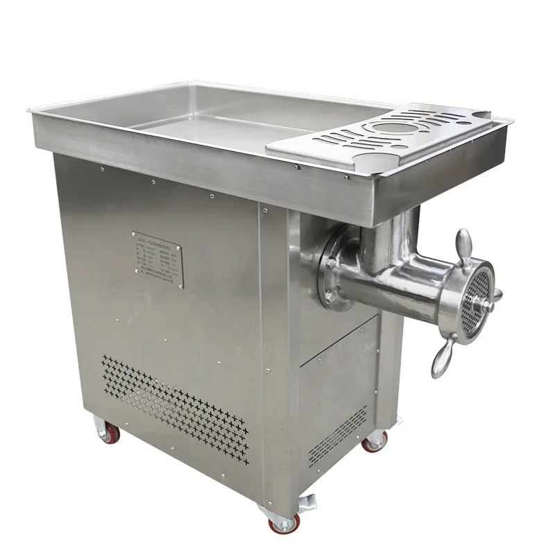 

Commercial electric chicken mince and sausage grinder