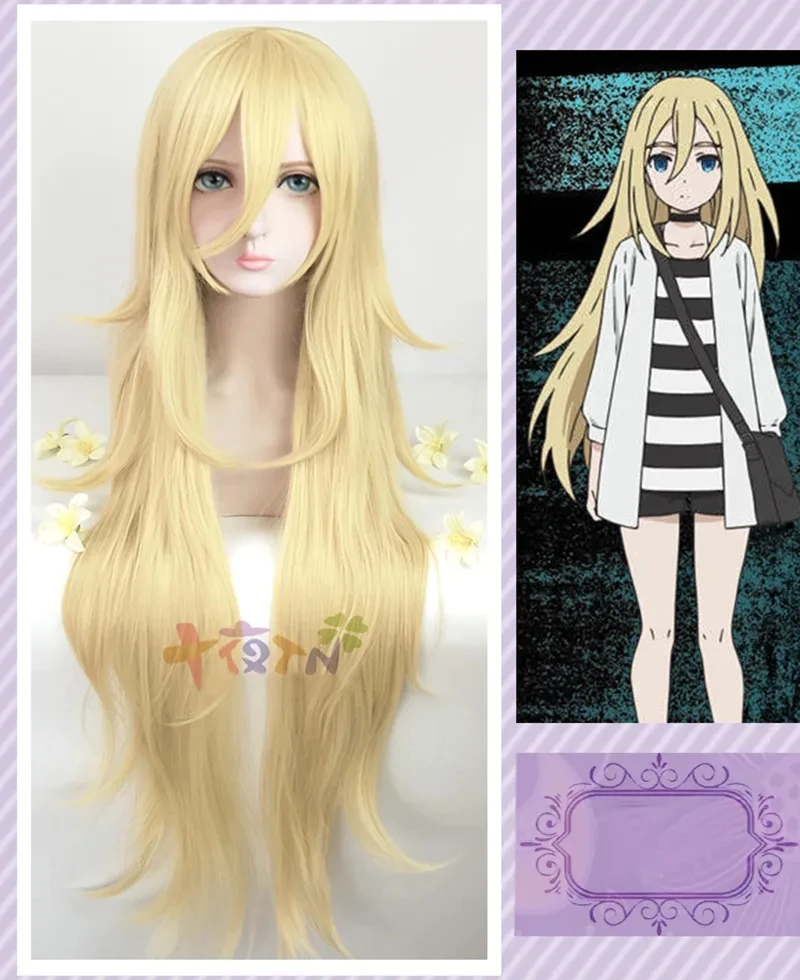 Rachel Gardner Long Blonde Wig Angels of Death Zack Short Black Cosplay Wigs Synthetic Hair Ray Cosplay