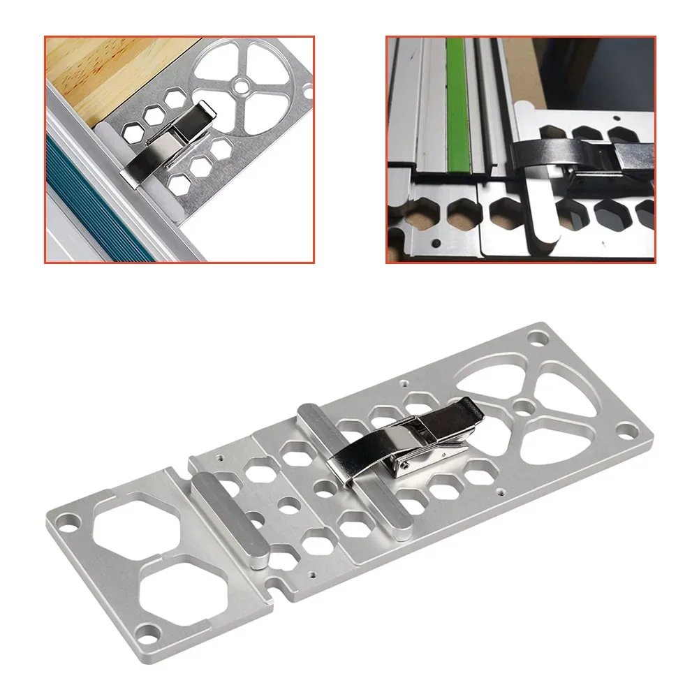 

Long Contact Edge Track Saw Guide Rail Track Saw Square Guide Aluminum Alloy Material Easy To Install And Disassemble