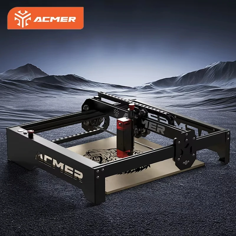 

ACMER лазерный гравер P1 10 Вт защита безопасности поддержка WIFI лазерная гравировальная машина для резки чехол для телефона с логотипом для бизнеса