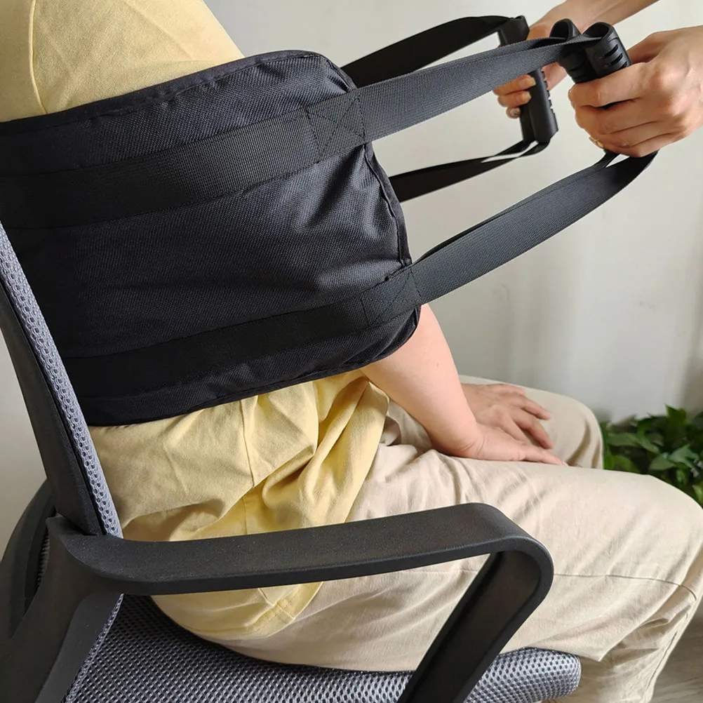 

Transfer Belt for Elderly Disabled Mobility Assistance Device with Waist Support Handles for Turning Repositioning