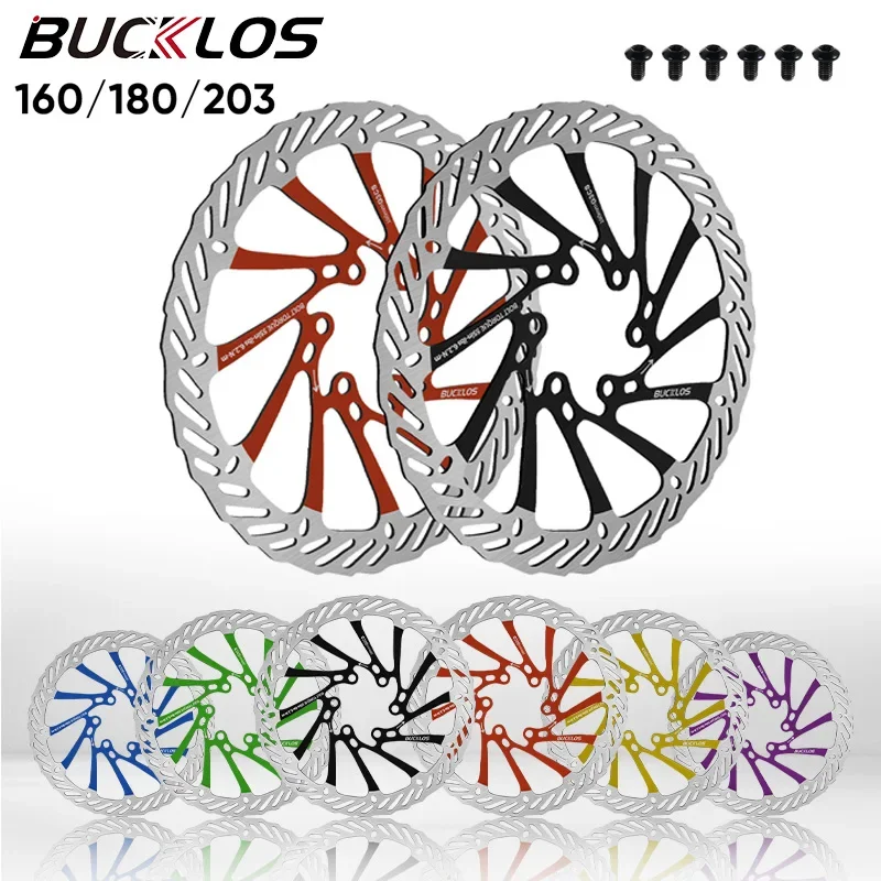 

BUCKLOS G3 Disc Brake Rotor 160mm 180mm 203mm Hydraulic Brake Rotors Heat Dissipation Road Mountain Bike Rotor for Shimano SRAM