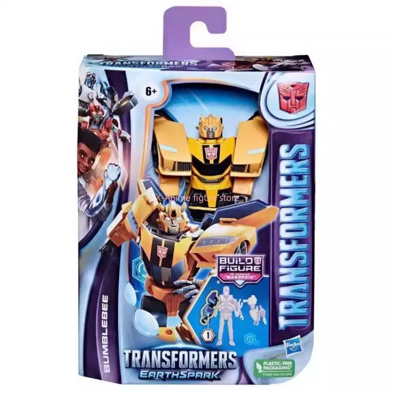 W magazynie Hasbro Transformers Earth Spark obrotowa pszczoła Megatron figurki Robot odkształcalne zabawki prezent dla kolekcji chłopców