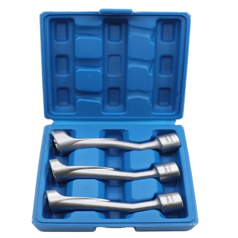 Imagem -06 - Krachtige 12.5 mm Chave de Tubo de Combustível de Extremidade Aberta 14 mm 17 mm 19 mm Chave de Extremidade Aberta de Soquete de Junta de Tubo de Combustível