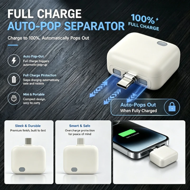 Laptop Charger - Caricabatterie Automatico Pop-Up da 140W, Adattatore