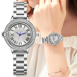 2023 Suoer Top Brand Luxury Leisure Women's Watch Quartz Watch Waterproof Fashion Exquisite Design Stainless Steel Women's Watch