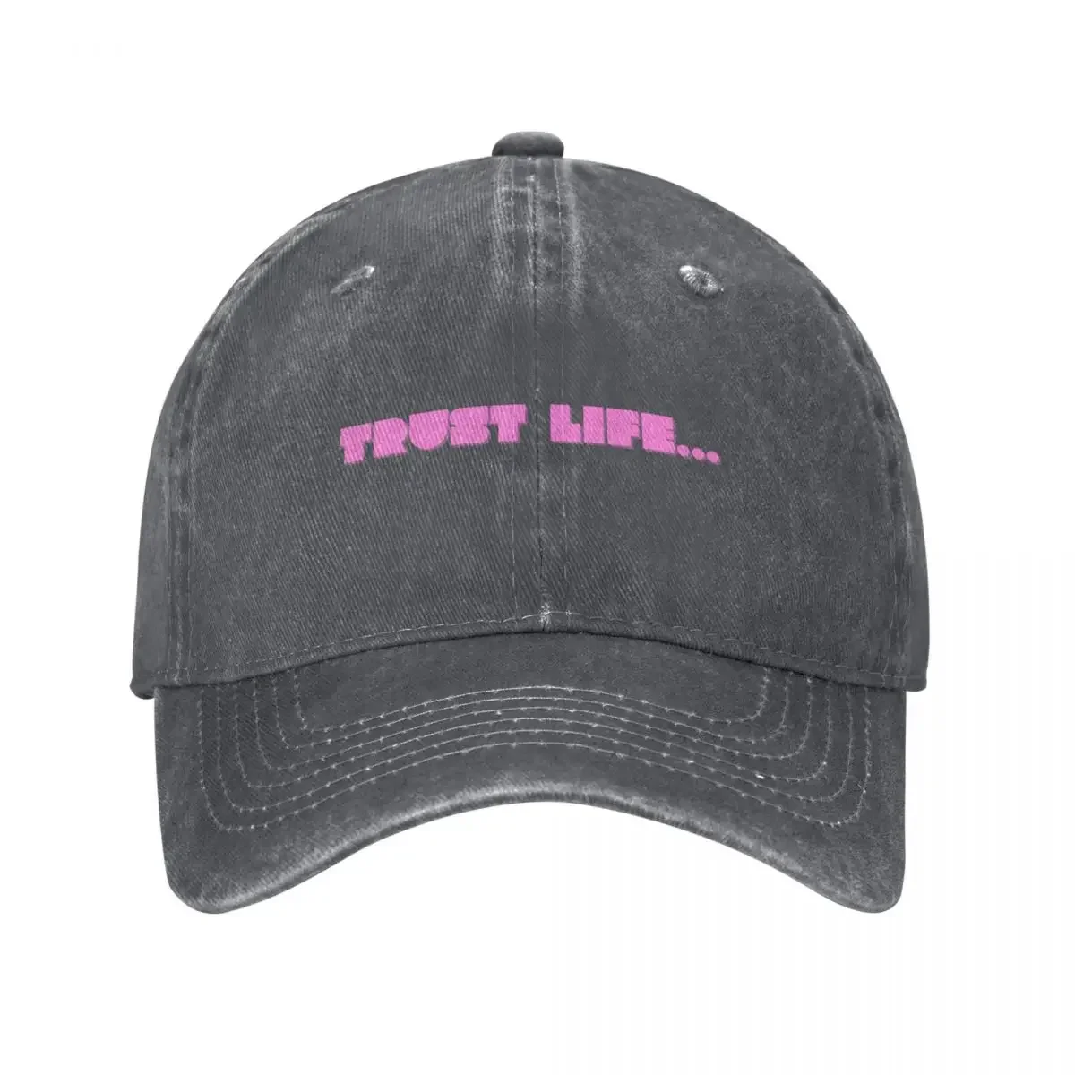 Trust Life Pink Baseball Cap New Hat Hat Man Luxury Vintage New In The Hat Women's Hats 2025 Men's