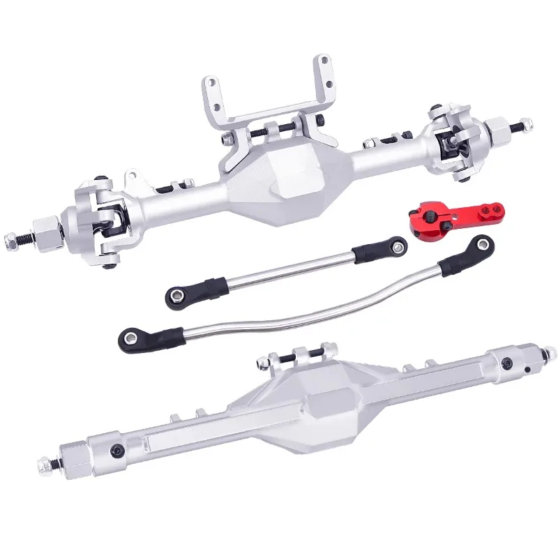 

CNC Aluminum Alloy Front and Rear Axle Straight Axle Assembly for 1/10 RC Crawler Car Jeep Chevrolet TRX6 Upgrade Accessories