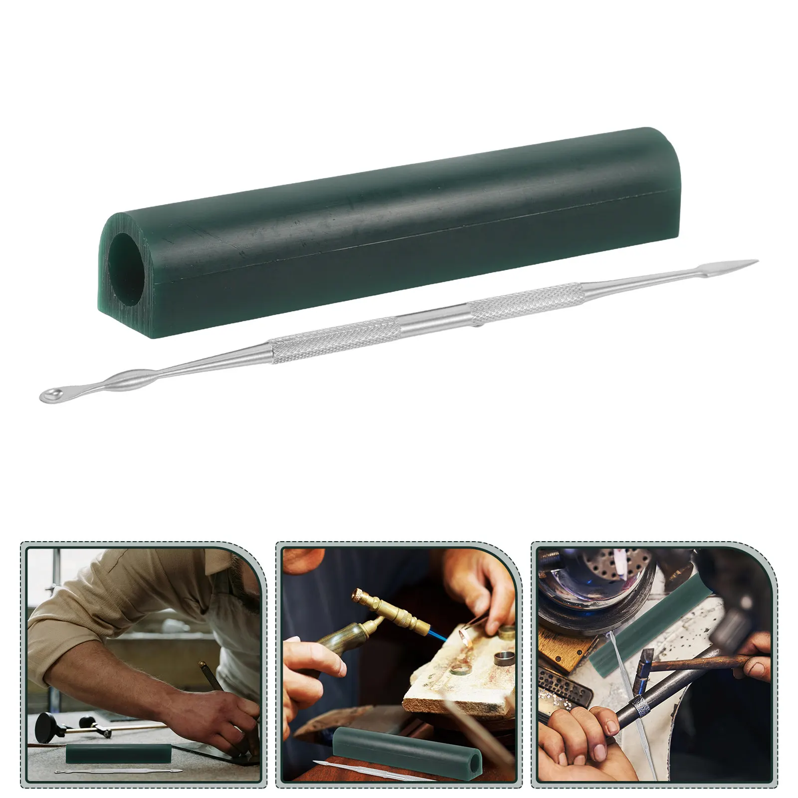

Ring Wax Carving Tube Soft Texture Easy to Sculpt Jewelry Making Supplies Wax Cylinder for Jewelry Rings Ring Crafting Mold