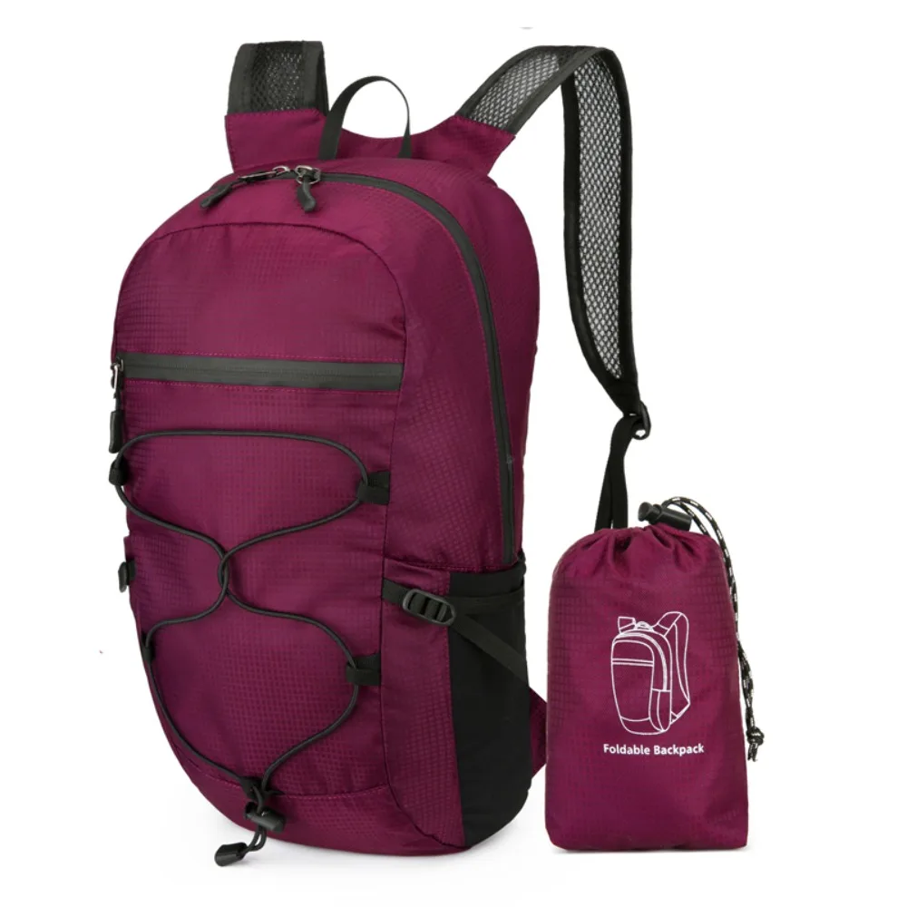 Breathable Foldable Mountain Riding Backpack Large Capacity Waterproof Sports Backpack Portable Travel Daypack Travel