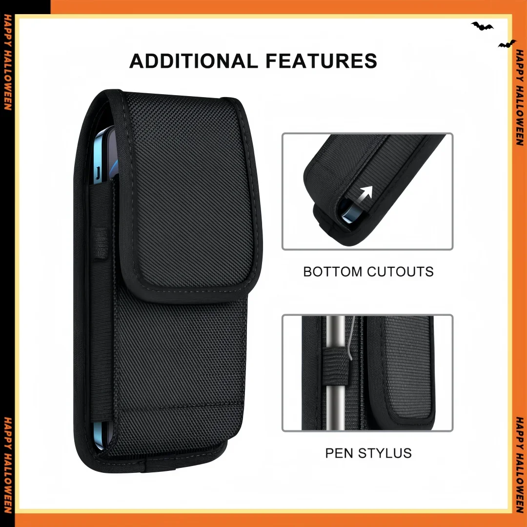 

Универсальный нейлоновый зажим для ремня, чехол для телефона, чехол для переноски, кобура без рук для iPhone, Samsung, бега, работы, путешествий