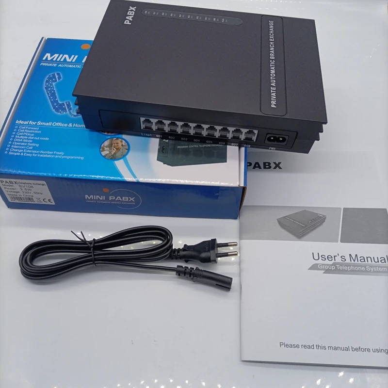 China PBX Factory VinTelecom SV108  with 1fixed land line+8 internal Ext for small office/soho/family phone system solution