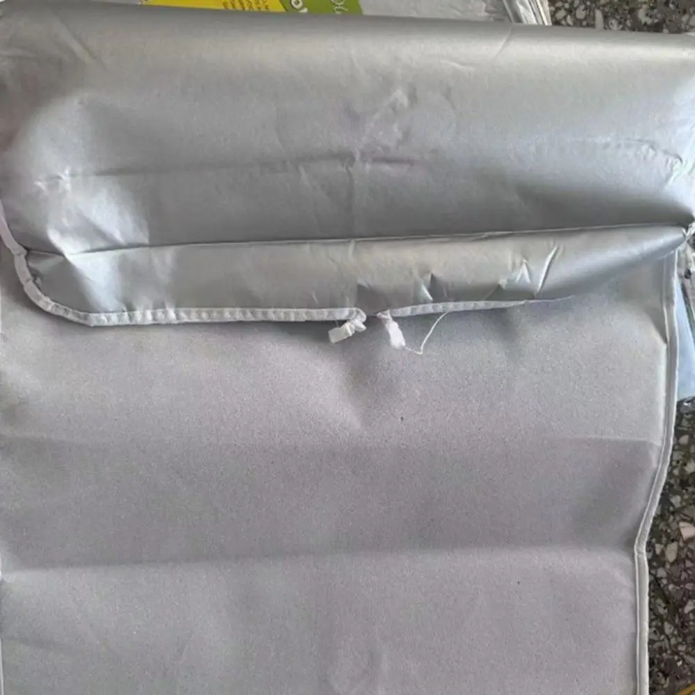 140*50cm Ironing Board Cover Elastic Heat-resistant Ironing Board Cloth Silver Ironing Heat Shield Ironing Board Accessories