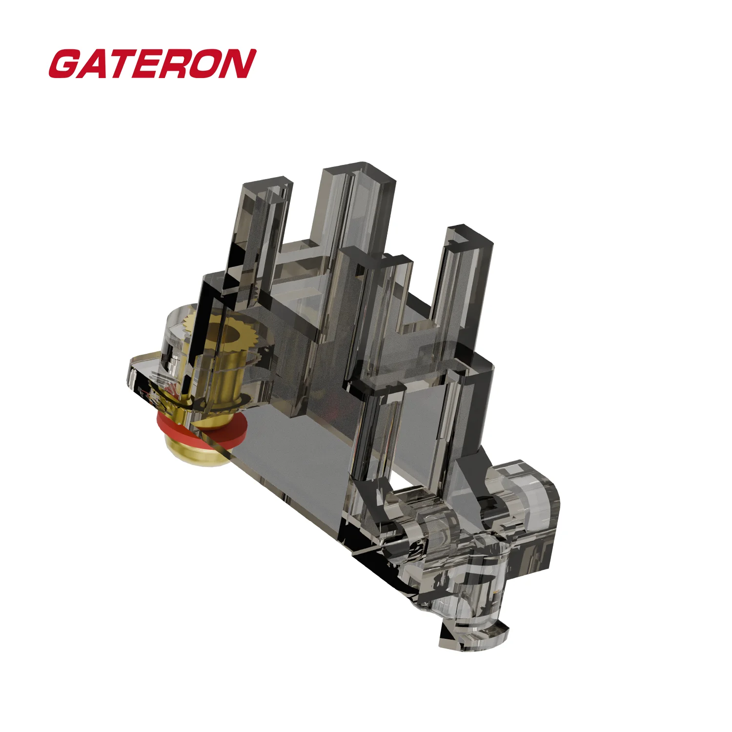 GATERON INK V2 Pro Stabilizer 7u 6.25u 2u PCB Mount Screw In Set Golden Wire Customized DIY Mechanical Keyboard