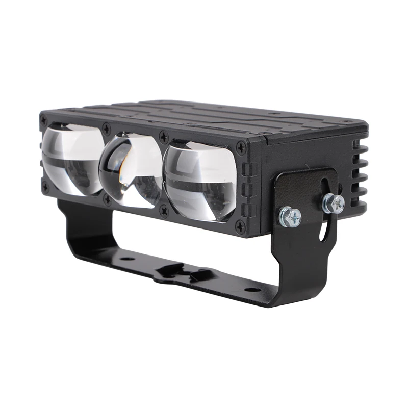 180W Ultra-bright LED Grille Light Car Auxiliary Lights 3 Lenses 6000K Pure White Light Fog Lamps Work Light 12V 24V Waterproof
