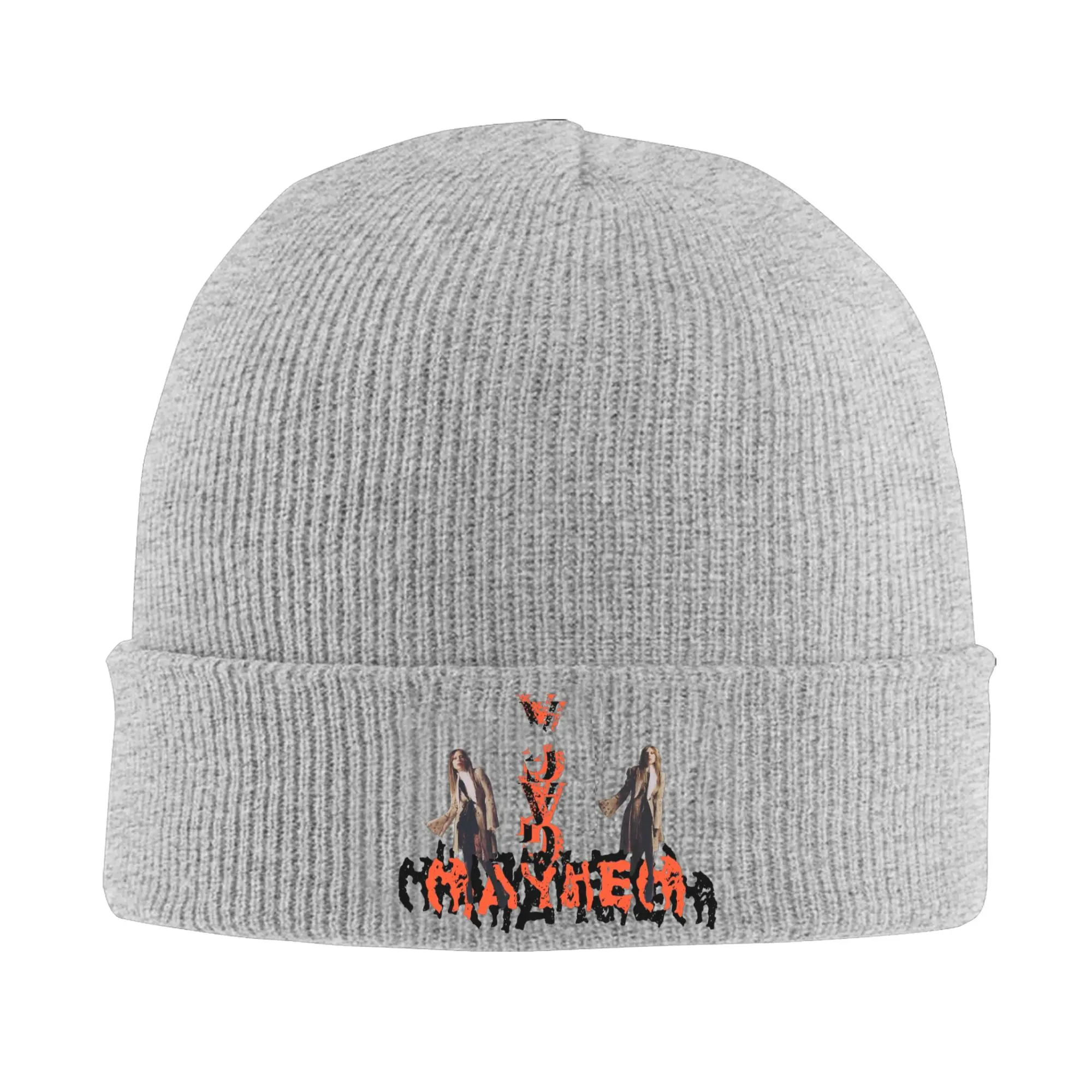 LADY GAGA MAYHEM Chapéu de malha feminino gorro masculino outono inverno chapéus acrílico boné quente