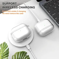 Étui Airpods Pro 3 2025 Airpods 4 2024, coque transparente antichoc en TPU souple et Transparent pour Airpods 2 3 2021 3
