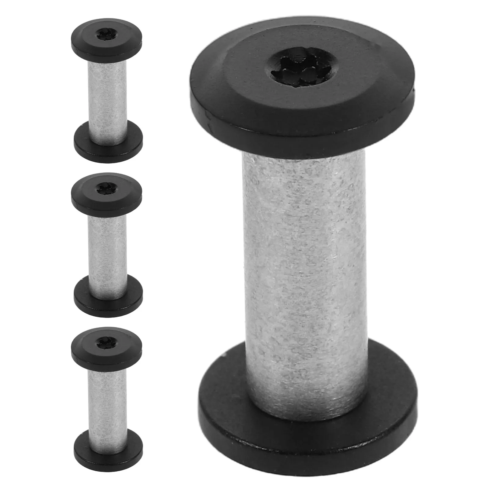 4Pcs Stainless Steel Knife Handle Screws Flat Head Rivets Screw Fasteners 5Mm Diameter Cutter Wooden Grip Fixer Replacement
