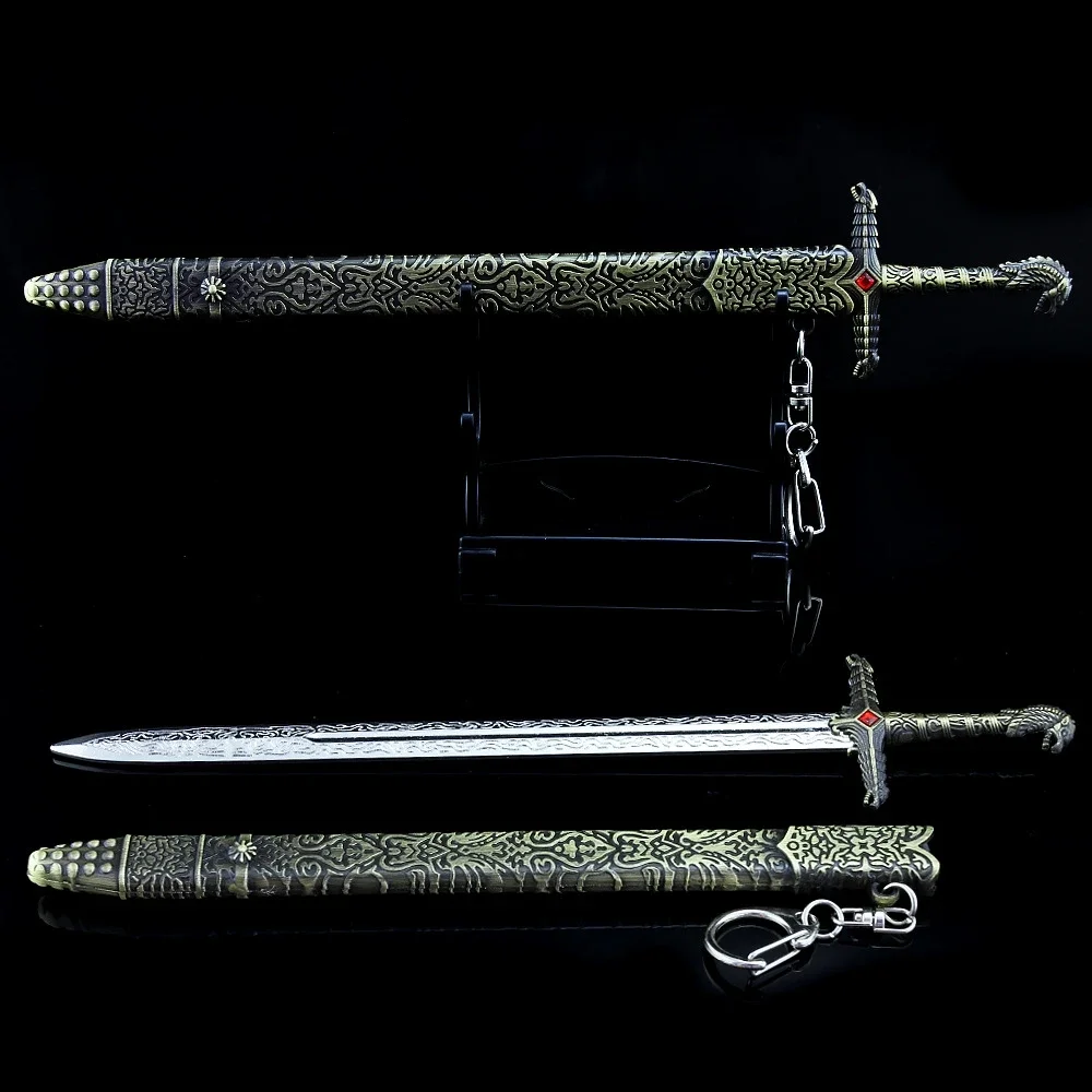 21cm Oathkeeper gra filmowa urządzenia peryferyjne tronów metalowe modele broni 1:6 rzemiosło, ozdoby, prezenty kolekcjonerskie i zabawki brelok