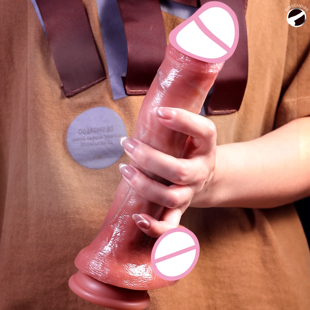 Vibrador telescópico sem fio para mulheres, Big Dildo, Aquecimento, Sentimento de pele, Dick, Pênis realista, Falos grande, Silicone