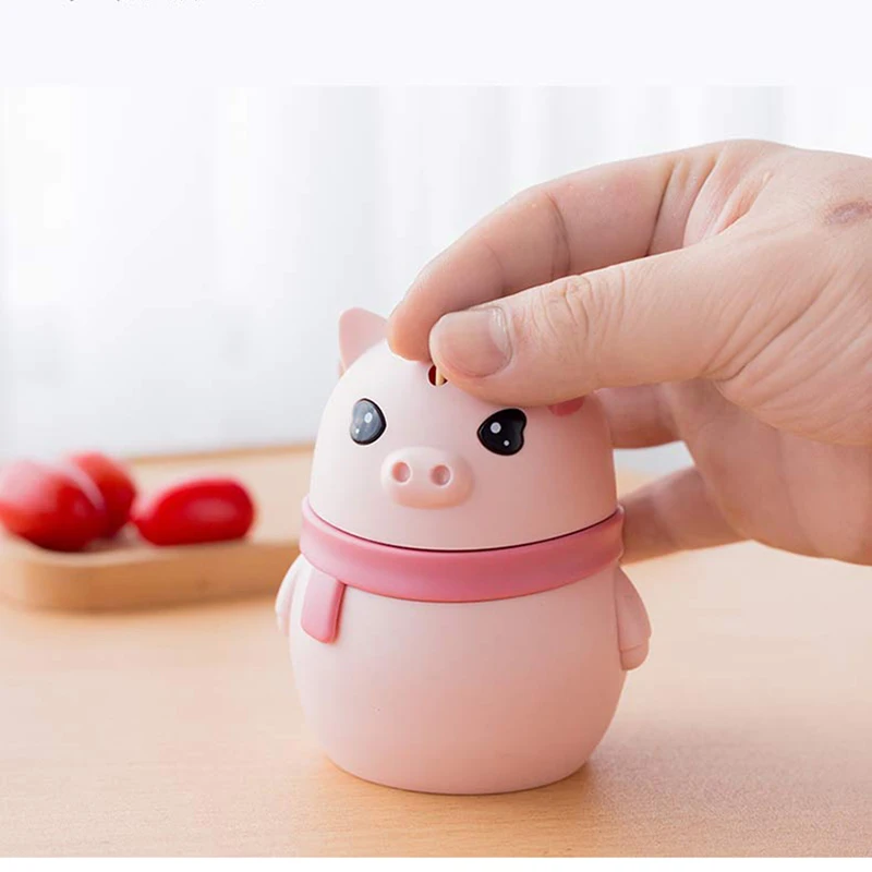 Cartoon Pig Toothpick Holder Decorative Toothpicks Dispenser Funny for Table, Restaurant, Kitchen, Holds About 150 Toothpicks