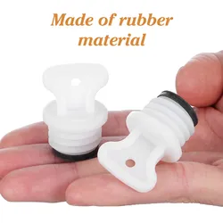 Petit bouchon de sac d'injection d'eau chaude portable, bouchon d'étanchéité de bouteille, 2 pièces