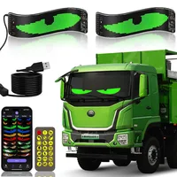 Tiras de luz LED Devil Eyes de alto brillo para coches/camiones/SUV Ojos LED programables USB para parabrisas de coche con Control por aplicación