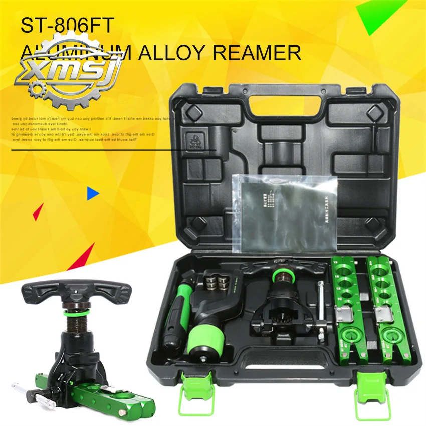 Juego  expansor  tubo  cobre ST-806FT, herramienta  llamarada, escariador métrico  aire acondicionado