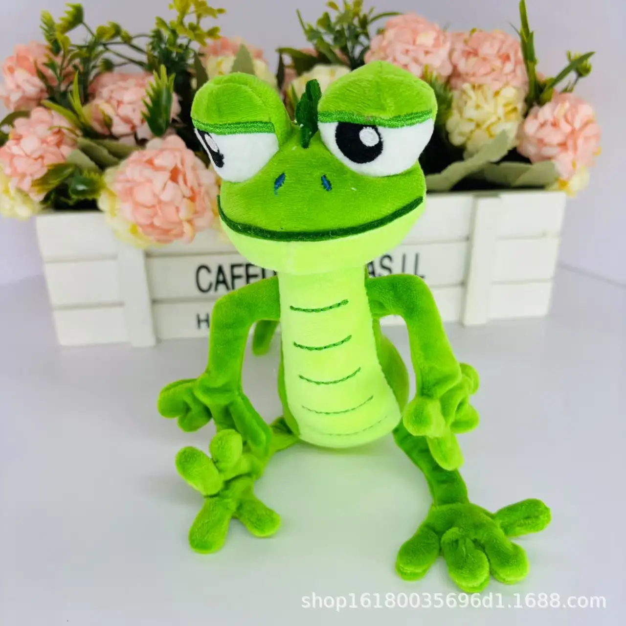 

16cm Jinnew Small Lizard Toy Keychain Ornaments Soft Cartoon Plush Kawaii Lizard Green Pendant Stuffed Animals