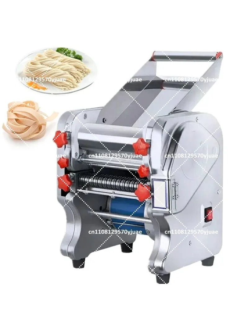 Stainless Steel Automatic Electric Noodle Press Machine, Multi-functional Dough Roller for Home & Business