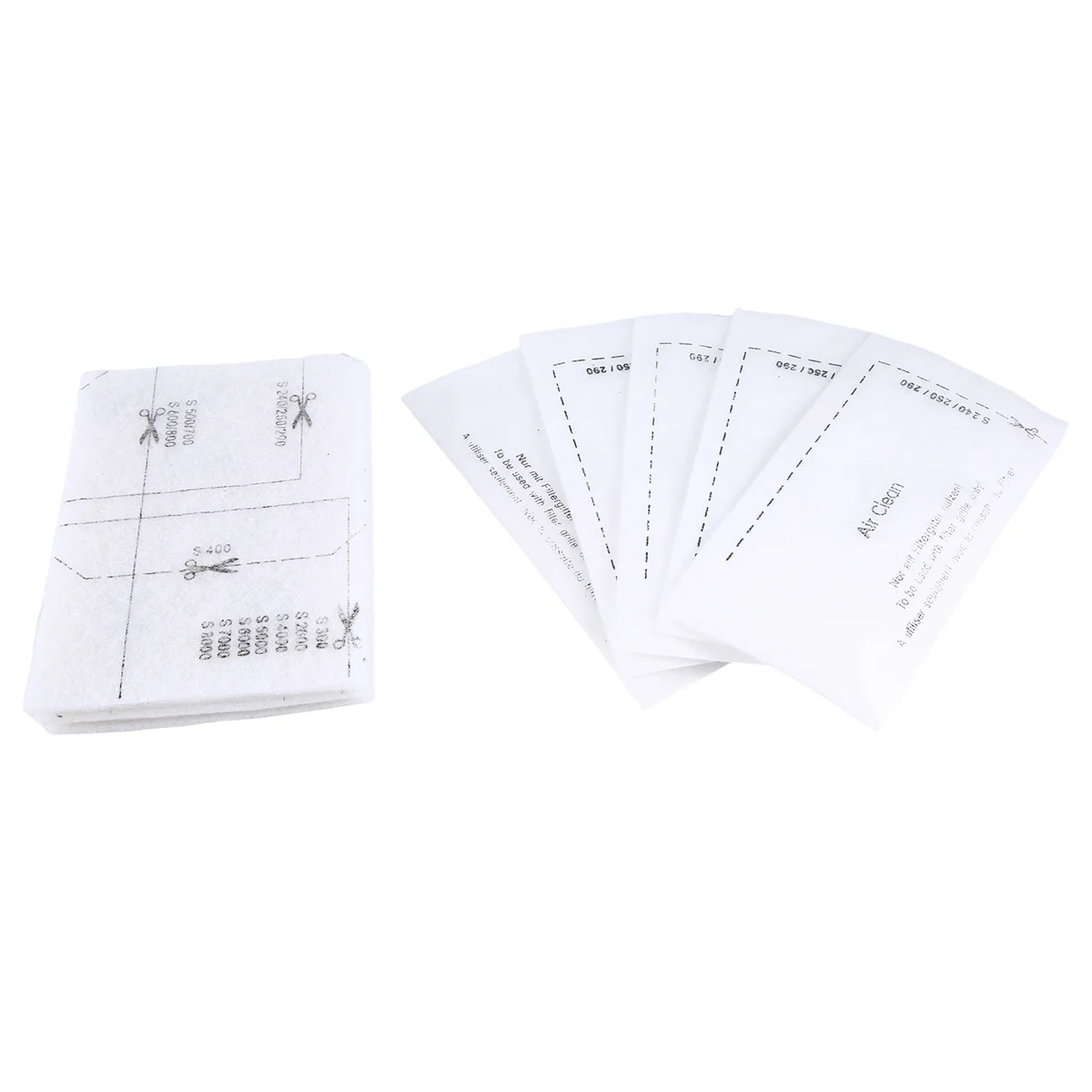 مكنسة كهربائية عالمية قابلة للاستبدال ، فلتر محرك ، 5 أزواج ، ملحق