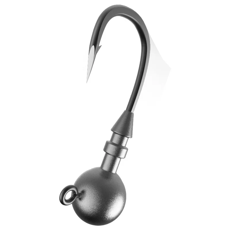 Angeln Sharp Jig Kopf Haken 2-20g Schloss Locken Weichen Köder Wurm Dreieck Haken Anti Hängenden Boden starke Angelhaken Refuse Run Fisch – Detail 9