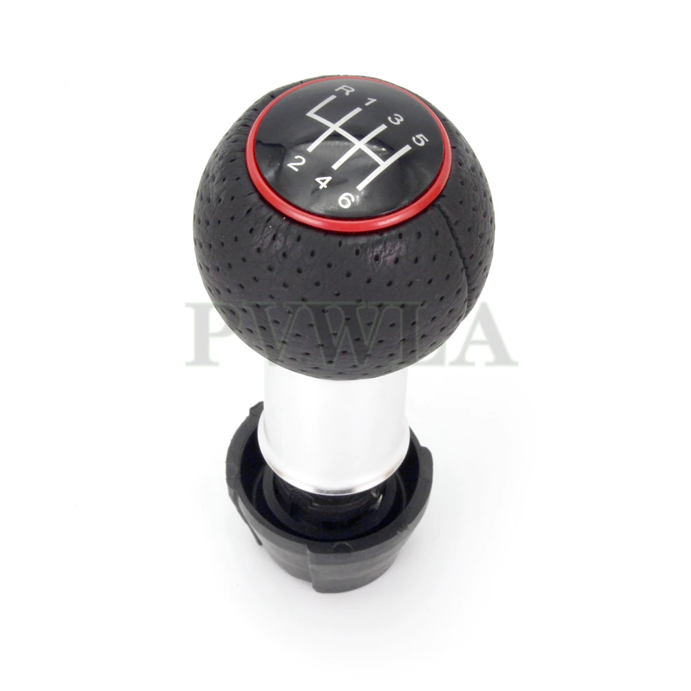 5/6 Speed Manual Stick Gear Shift Knob For Audi A1 A2 A3 8L 8P A4 B5 B6 B7 B8 B9 A5 A6 C5 C6 C7 C8 C9 A7