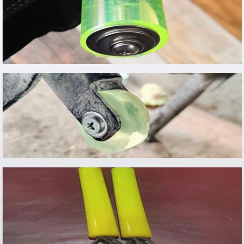 Colored Polyurethane Tube Shore 80A PU Hollow Rod 20-60mm Beef Tendon Elastic Rubber Rod Length 500mm