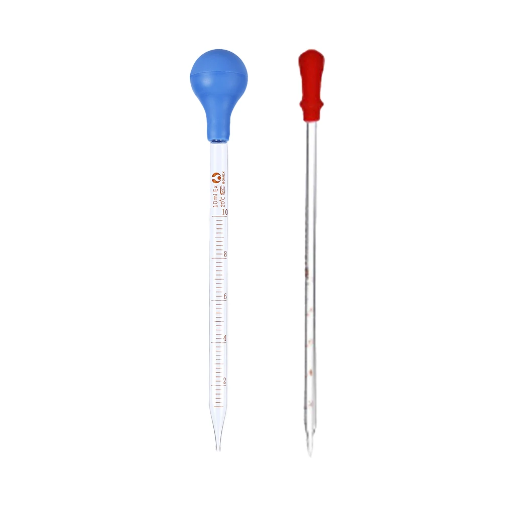 Calibrated Dropper Measurement Rubber Head Scale Pipette Supplies 5ml