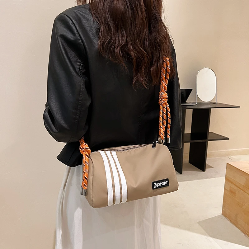 Nylon Crossbody Bags for Girls Messenger Bag Women Square Handbags 2023 Designer Luxury Youth Fashion Shoulder Bags Ladies Sac