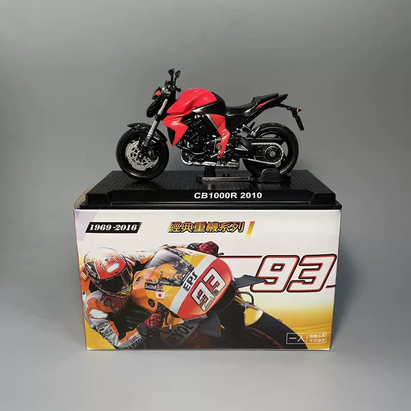 

Коллекционная модель мотоцикла CB1000R 2010 года в масштабе 1:24 из сплава, классический сувенир для взрослых, подарок, хобби и игрушки