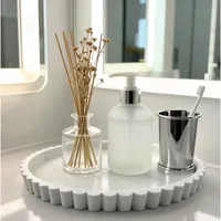30Cm Silicone Lace Round Fruit Tray Jewelry Sundries Storage Tray Household Silicone Food Tray Fruit Tray Multifunctional