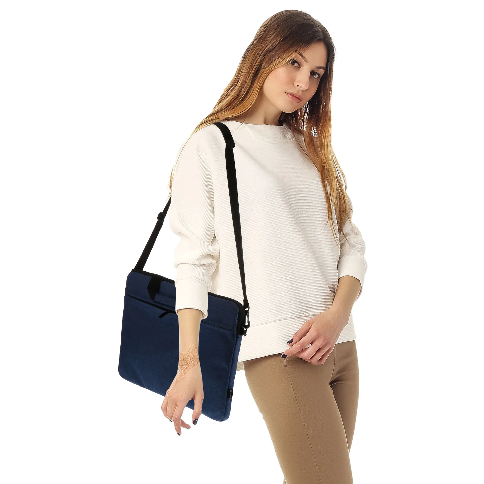 

Laptop Bag Storage Pouch Tote Notebook Messenger Fashion Computer Polyester Carrying