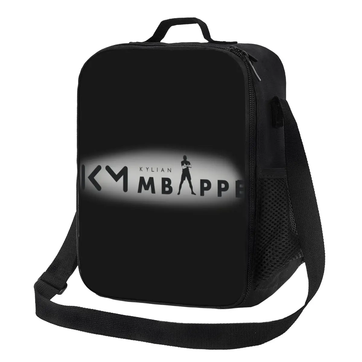 Custom Mbappes Logo KM Football Soccer Star Portable Lunch Box per Thermal Cooler Food Insulated Lunch Bag Office Work